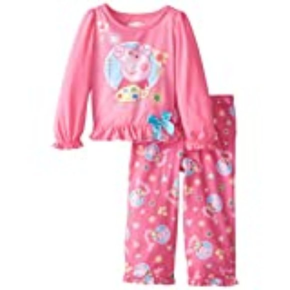 Peppa Pig Other - Peppa Pig Little Girls Long Sleeve Jersey Set 24M